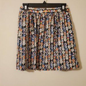 J.CREW MERCANTILE button front mini skirt size 00